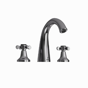 Picture of 3 hole Basin Mixer - Black Chrome