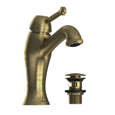 Immagine di Miscelatore monocomando per lavabo con piletta click-clack - Bronzo antico