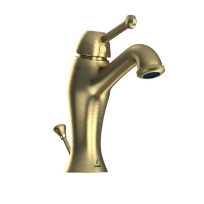 Immagine di Miscelatore monocomando per lavabo con scarico automatico - Bronzo antico