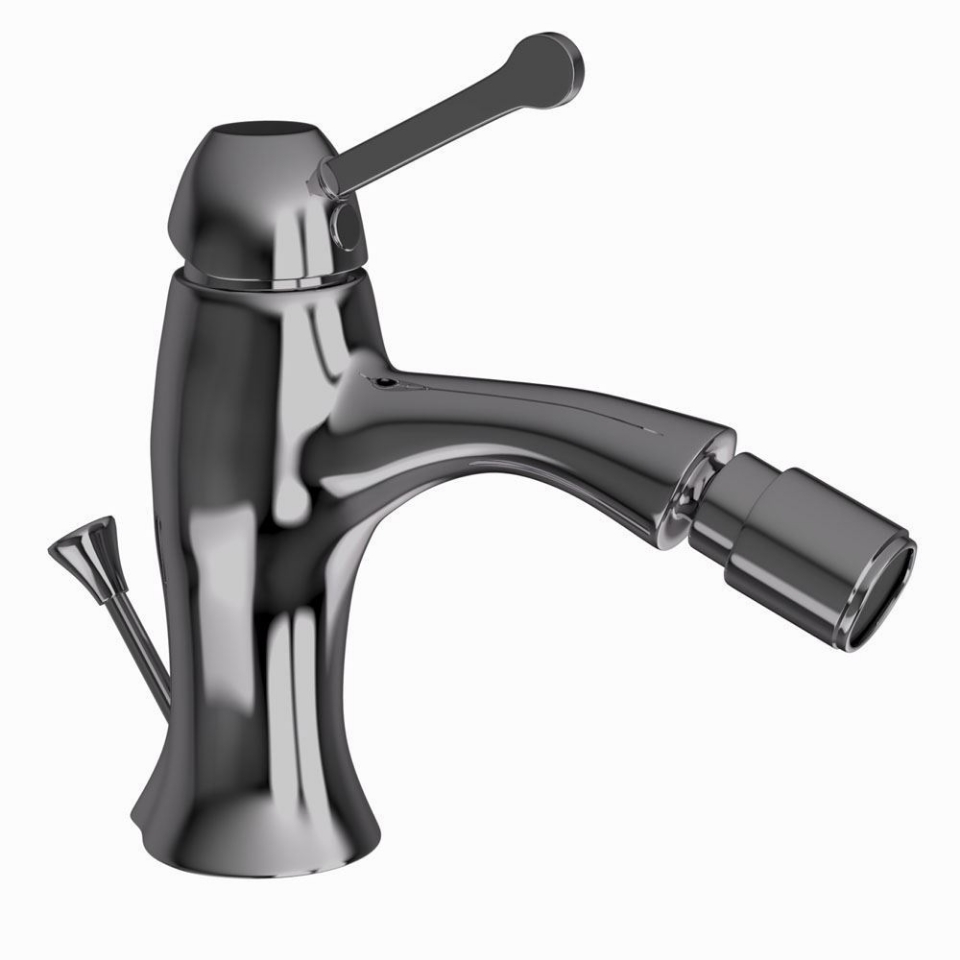 Picture of Miscelatore monocomando per bidet - Cromo nero