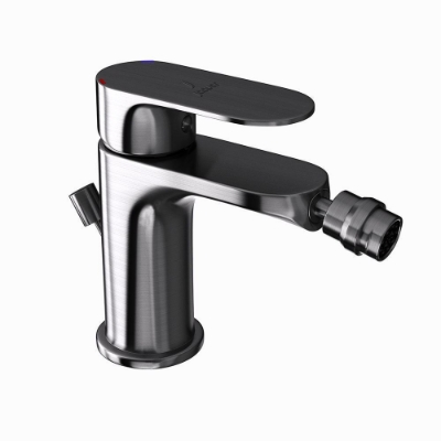 Immagine di Miscelatore monocomando per bidet con scarico automatico - Acciaio inox