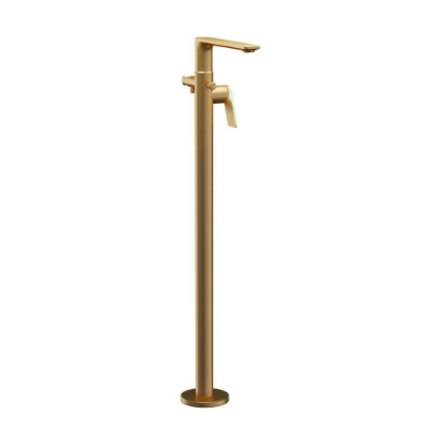 Immagine di Parti esterne per colonna vasca freestanding - Oro opaco PVD