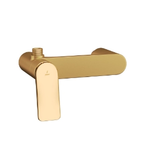 Immagine di Miscelatore doccia esterno - Leva: Oro lucido PVD | Corpo: Oro opaco PVD
