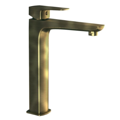 Immagine di Miscelatore monocomando per lavabo con piletta click-clack - Bronzo antico