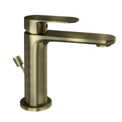 Immagine di Miscelatore monocomando per lavabo con scarico automatico - Bronzo antico