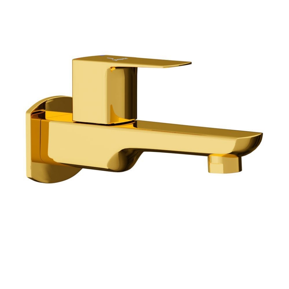 Picture of Bib Tap with Wall Flange - Gold Bright PVD