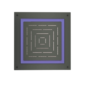 Immagine di Maze Prime Soffione doccia quadrato monofunzione - Grafite