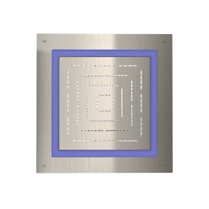 Immagine di Maze Prime Soffione doccia quadrato monofunzione - Cromo satinato
