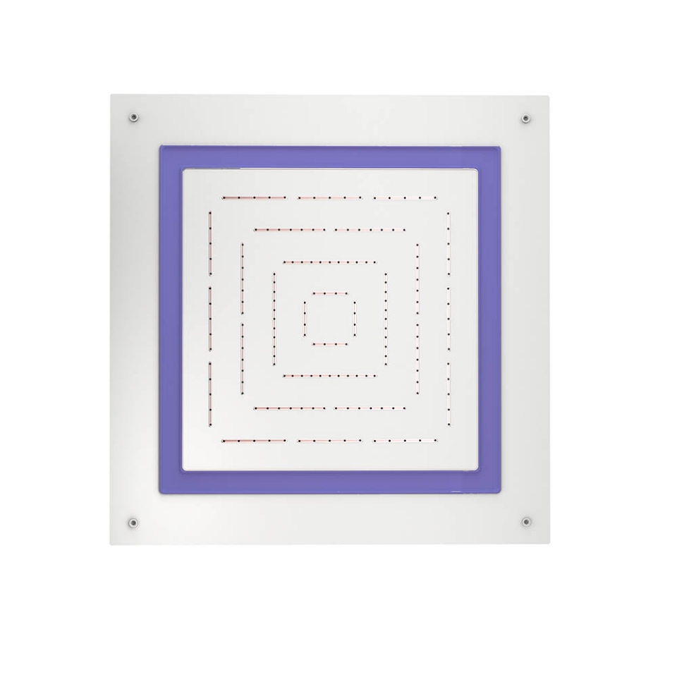 Picture of Maze Prime Soffione doccia quadrato monofunzione - Bianco opaco