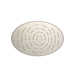 Immagine di Soffione doccia monofunzione ovale Maze - Acciaio inox