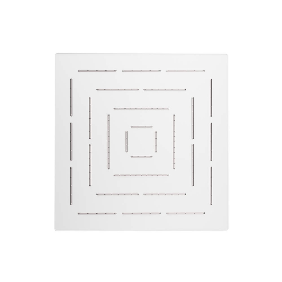 Picture of Soffione doccia monofunzione quadrato Maze - Bianco opaco