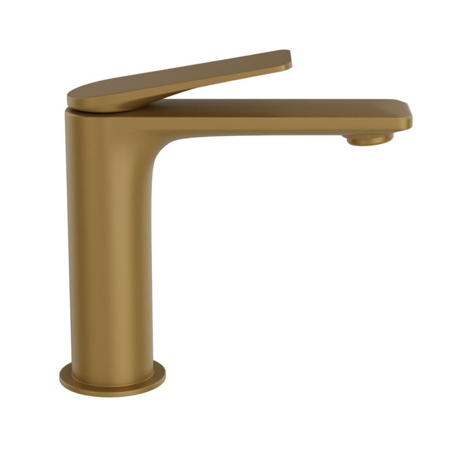 Picture of Miscelatore monocomando per lavabo - Oro opaco PVD