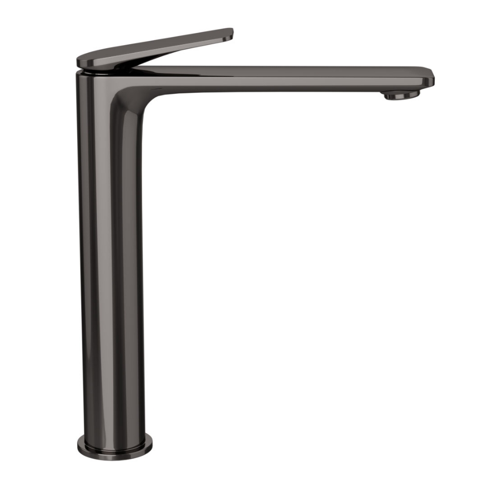 Picture of Miscelatore monocomando alto per lavabo - Cromo nero