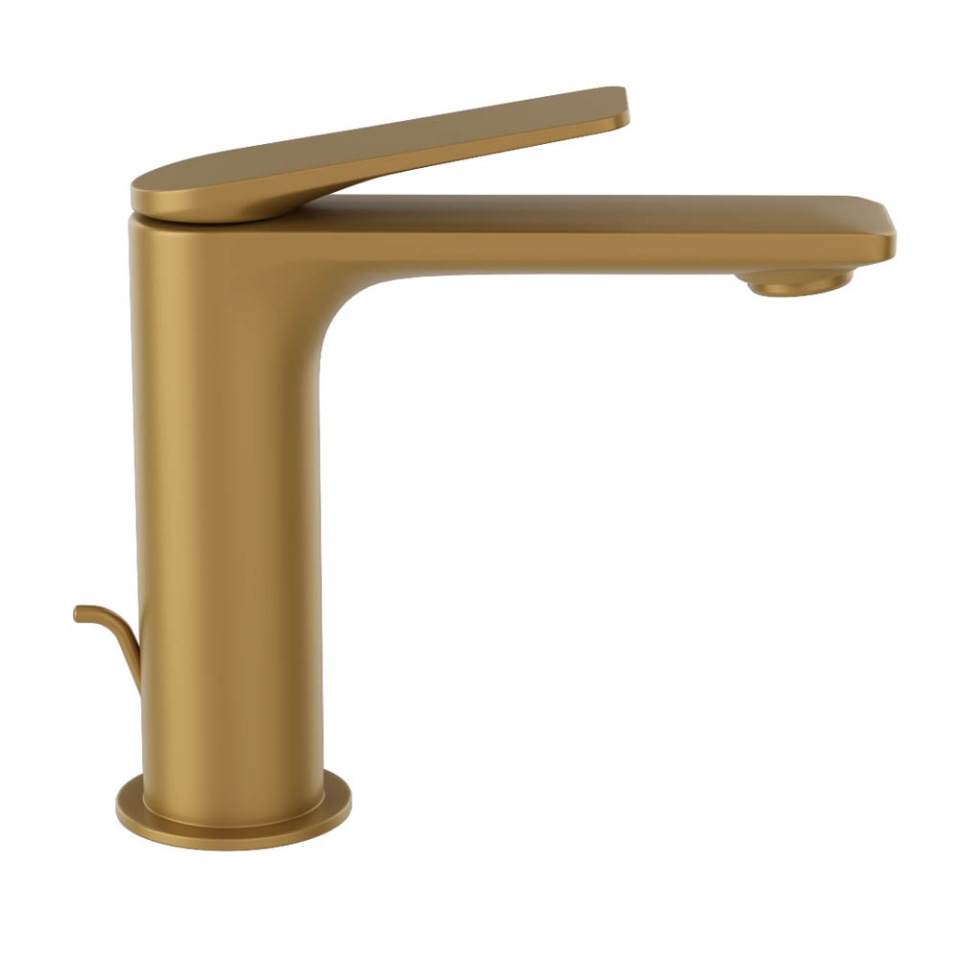 Picture of Miscelatore monocomando per lavabo - Oro opaco PVD