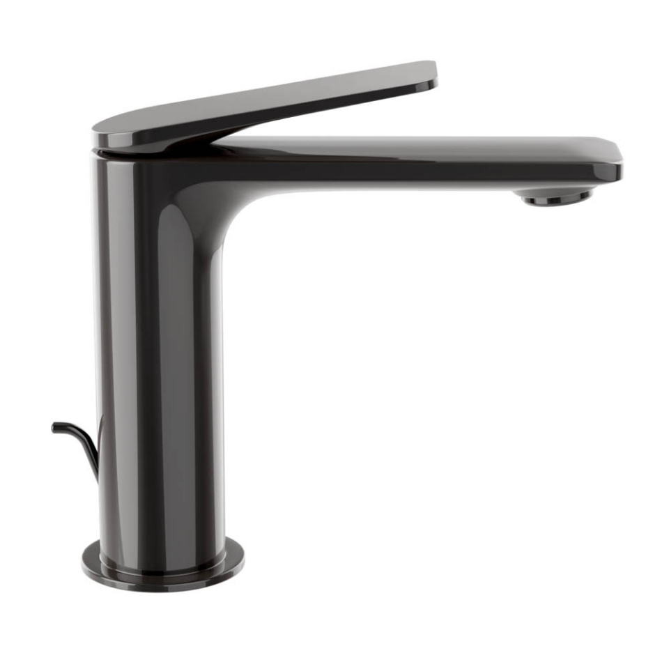 Picture of Miscelatore monocomando per lavabo - Cromo nero