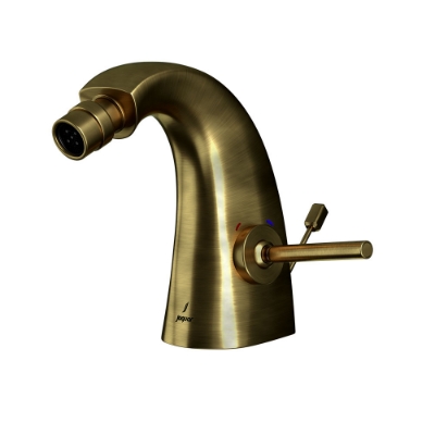 Immagine di Miscelatore monoforo per bidet con scarico automatico - Bronzo antico