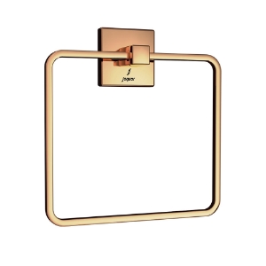 Immagine di Anello porta salviette quadrato - Oro lucido PVD