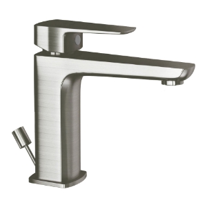 Picture of Single Lever Basin Mixer with Popup Waste - Stainless Steel