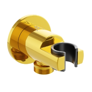 Immagine di Round Wall Outlet - Gold Bright PVD