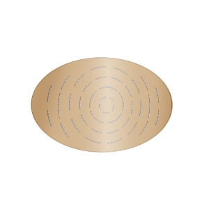 Immagine di Soffione doccia monofunzione ovale Maze - Oro