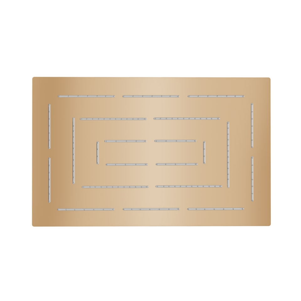 Picture of Soffione doccia monofunzione rettangolare Maze - Oro