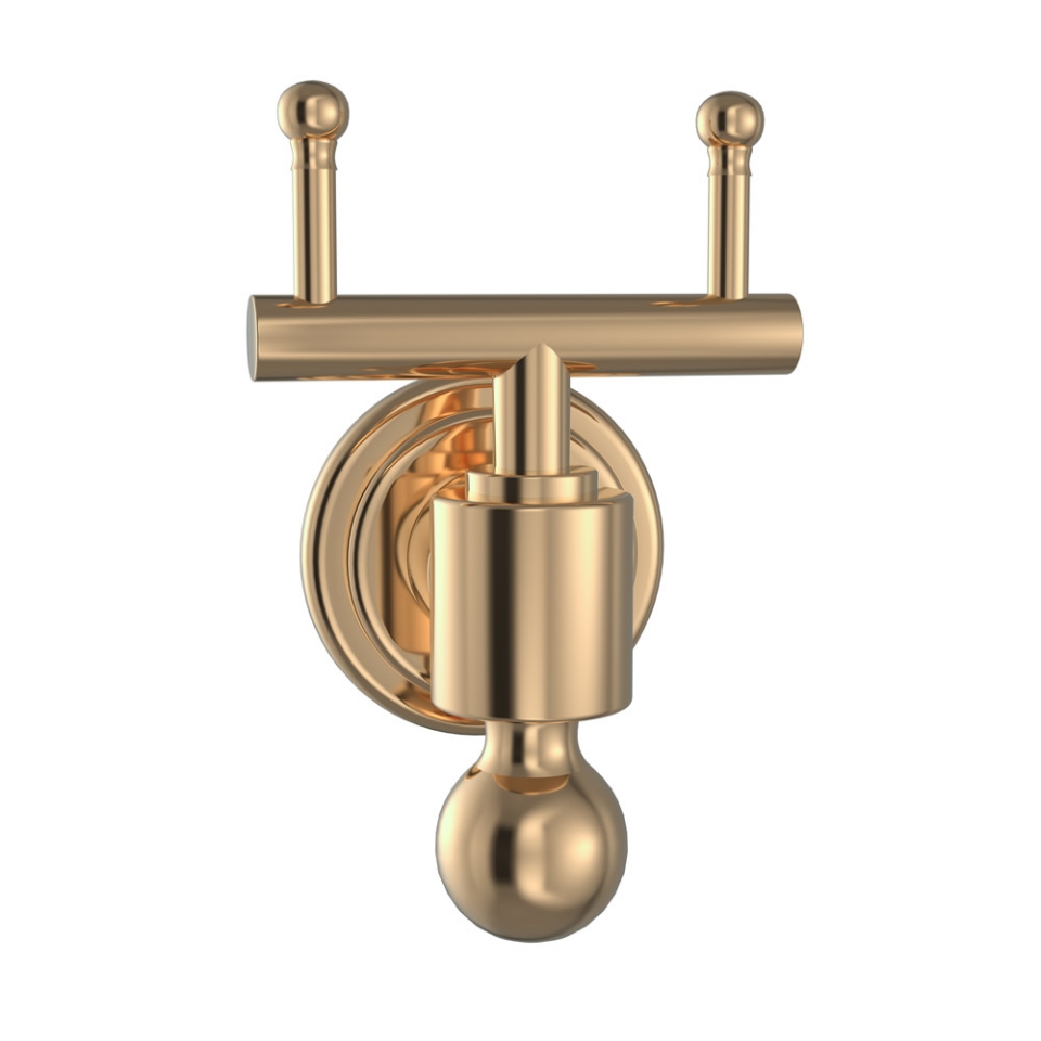 Picture of Double Robe Hook - Auric Gold