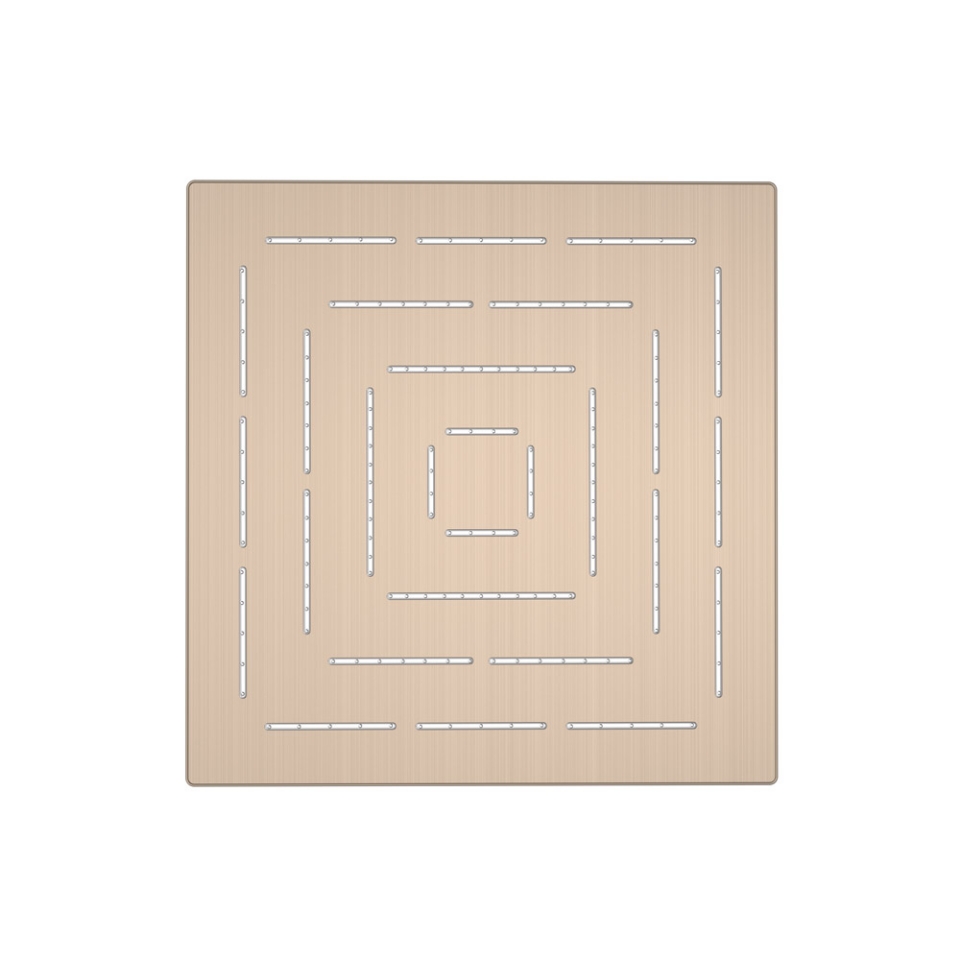 Picture of Soffione doccia monofunzione quadrato Maze - Polvere oro