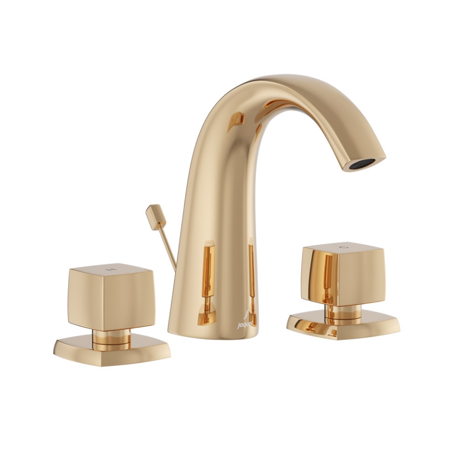 Picture of Gruppo lavabo 3 fori con scarico automatico - Oro