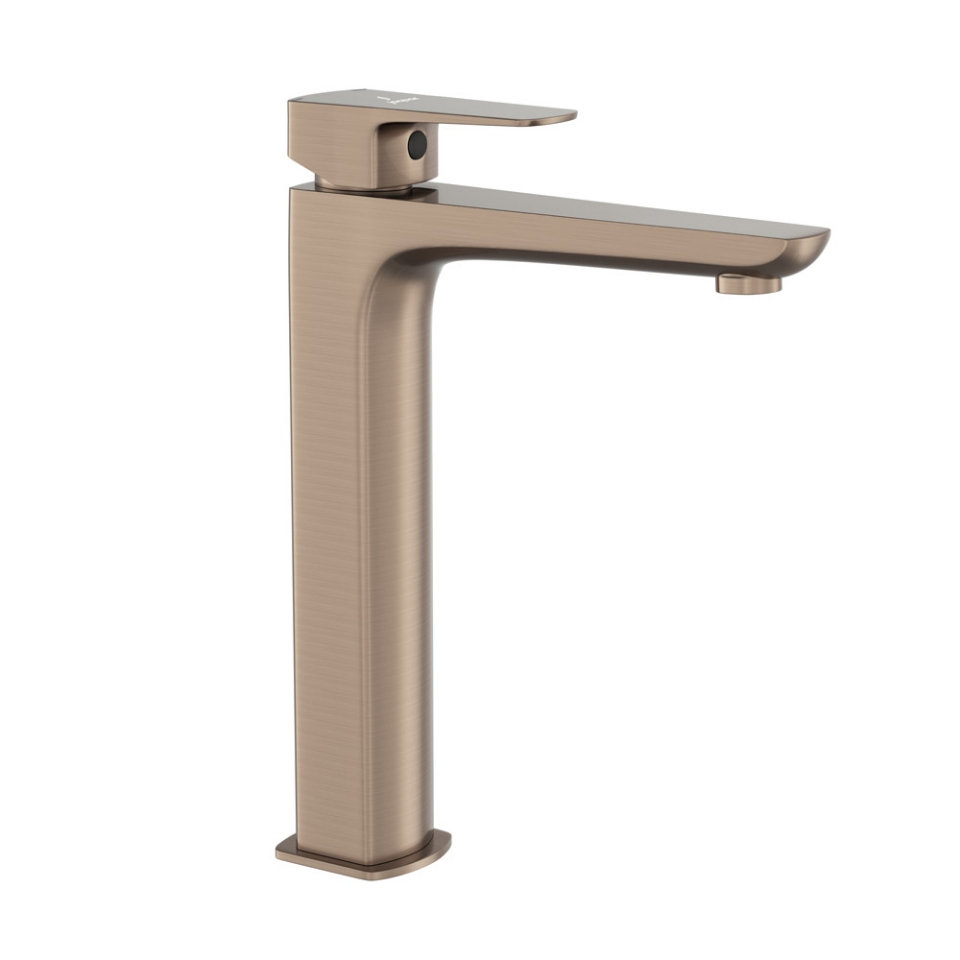Picture of Single Lever High Neck Basin Mixer -Gold Dust
