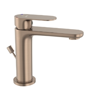Picture of Single Lever Basin Mixer with Popup Waste - Gold Dust