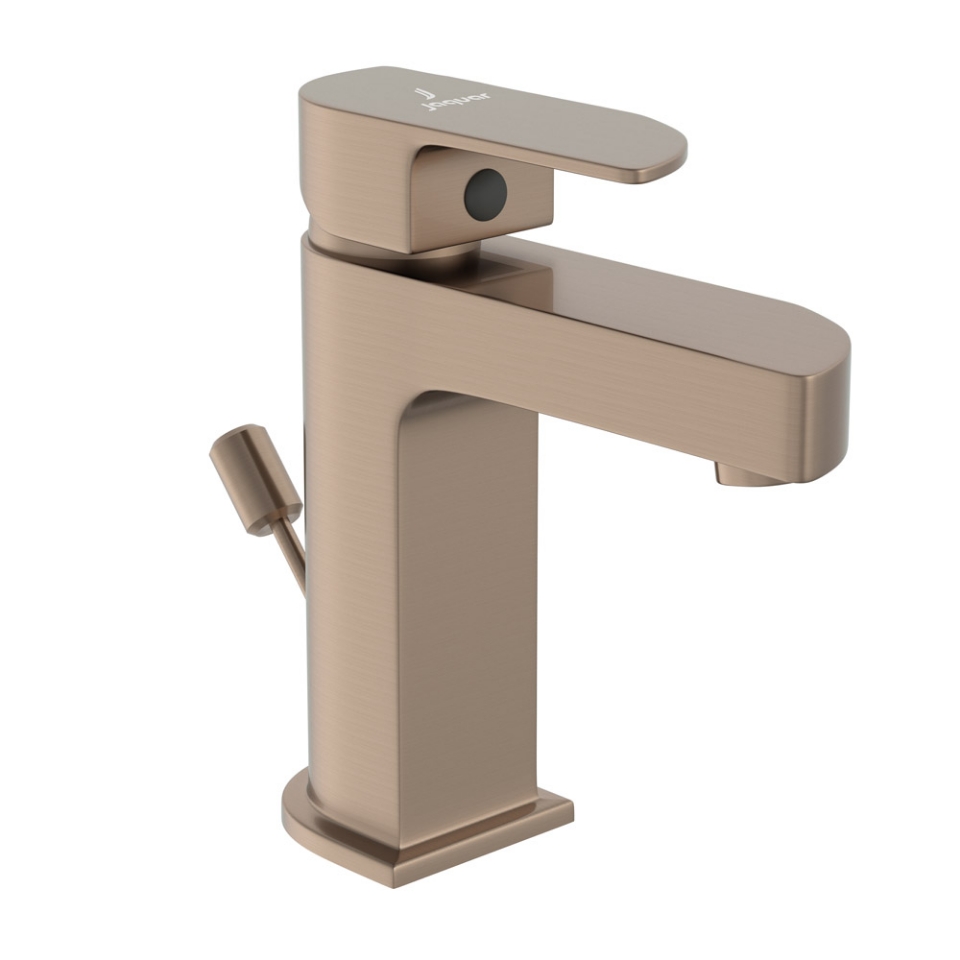 Picture of Miscelatore monocomando per lavabo con scarico automatico - Polvere oro