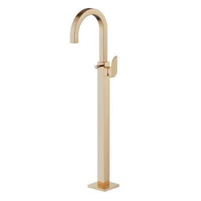 Immagine di Parti esterne per colonna vasca freestanding - Oro