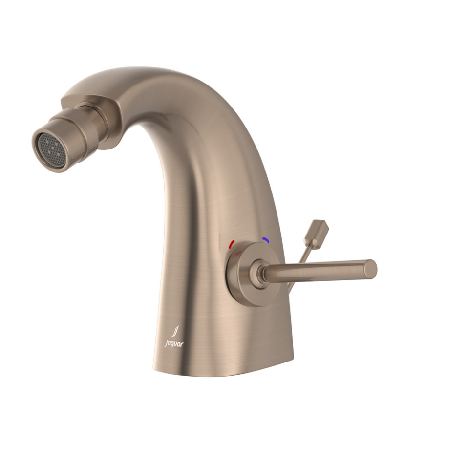 Picture of Miscelatore monoforo per bidet con scarico automatico - Polvere oro