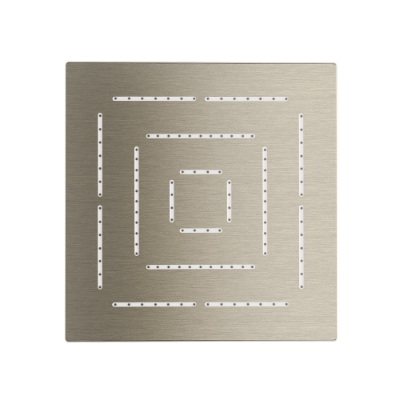 Immagine di Soffione doccia monofunzione quadrato Maze - Acciaio inox