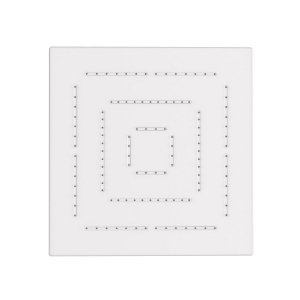Immagine di Soffione doccia monofunzione quadrato Maze - Bianco opaco