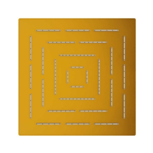 Picture of Square Shape Maze Overhead Shower - Gold Bright PVD