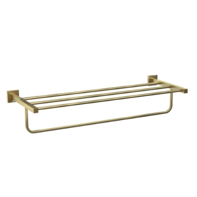 Immagine di Rack porta asciugamani L 600 mm - Bronzo antico