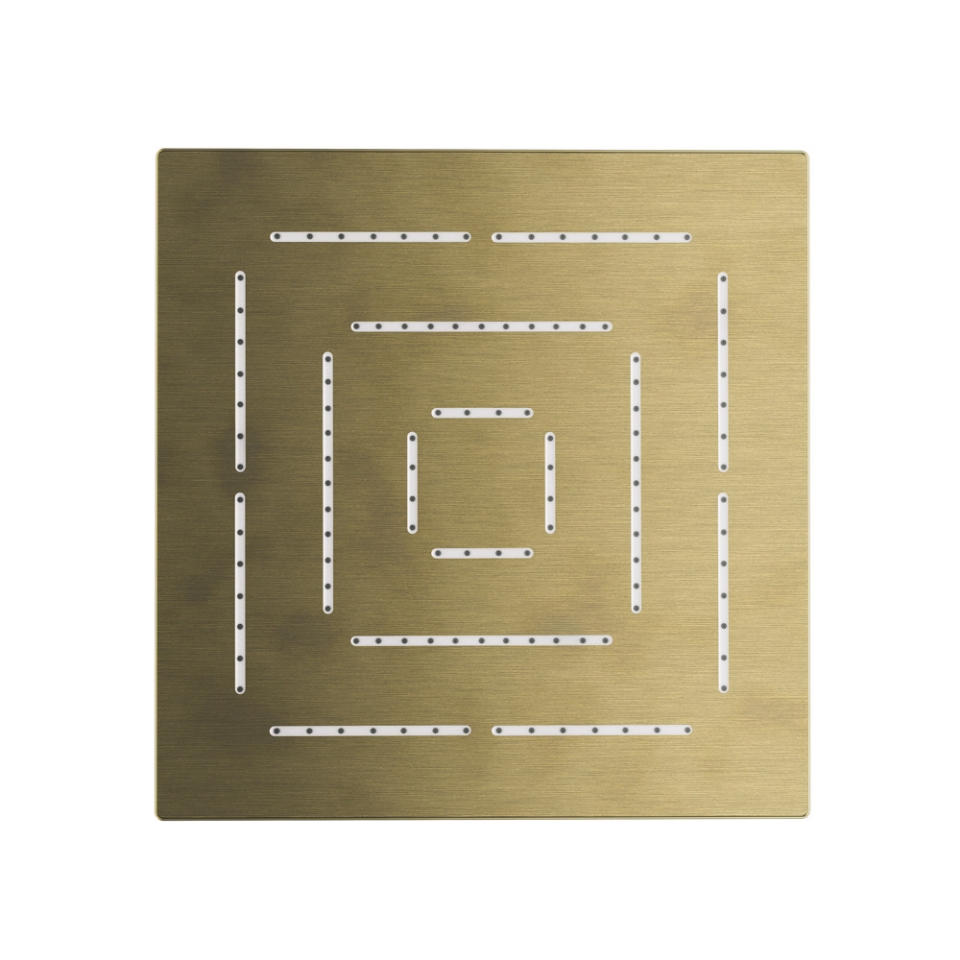 Picture of Soffione doccia monofunzione quadrato Maze - Bronzo antico