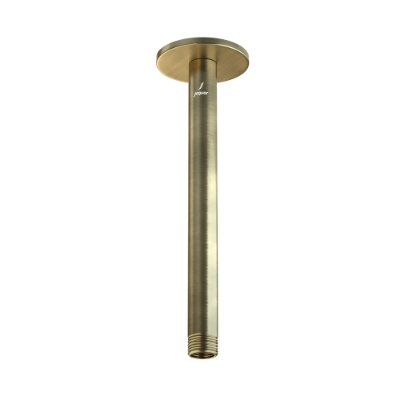 Immagine di Braccio doccia tondo a soffitto - Bronzo antico