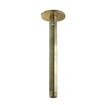 Immagine di Braccio doccia tondo a soffitto - Bronzo antico