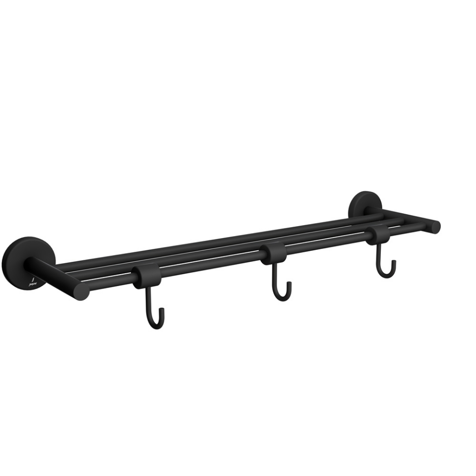 Picture of Rack porta asciugamani L 600 mm - Nero opaco