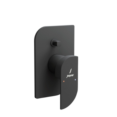 Immagine di Exposed Part Kit of Single Lever Hi Flow In-wall Diverter - Black Matt