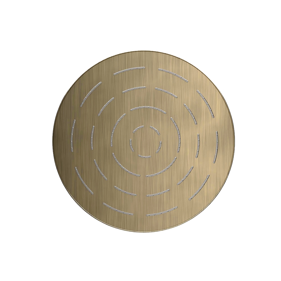 Picture of Soffione doccia monofunzione tondo Maze - Bronzo antico