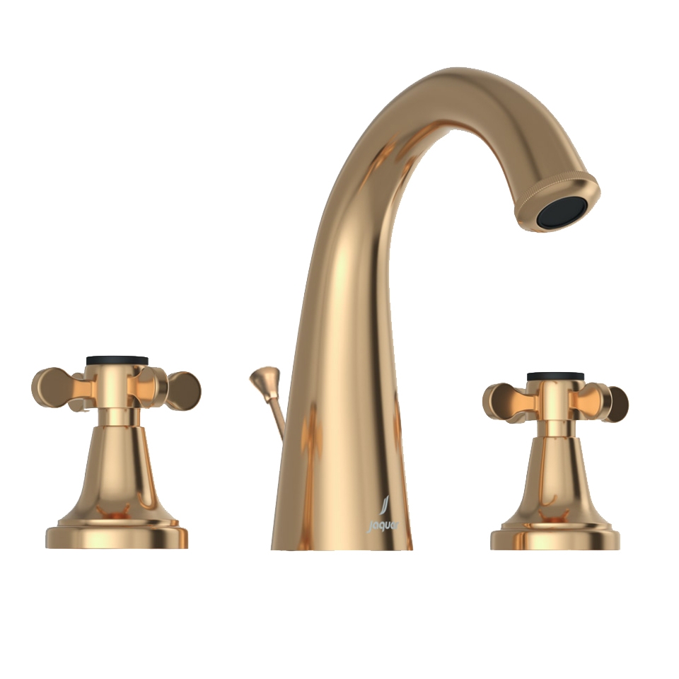 Picture of Gruppo lavabo 3 fori con scarico automatico - Oro