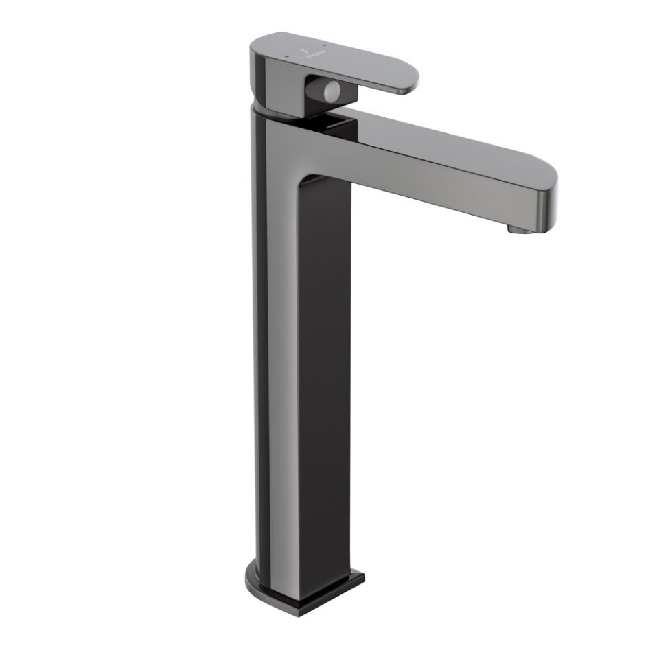 Picture of Miscelatore monocomando alto per lavabo - Cromo nero