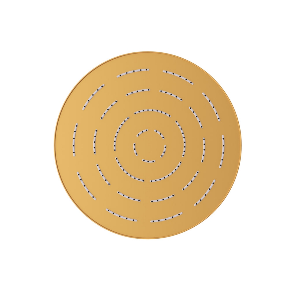 Picture of Soffione doccia monofunzione tondo Maze - Oro opaco PVD