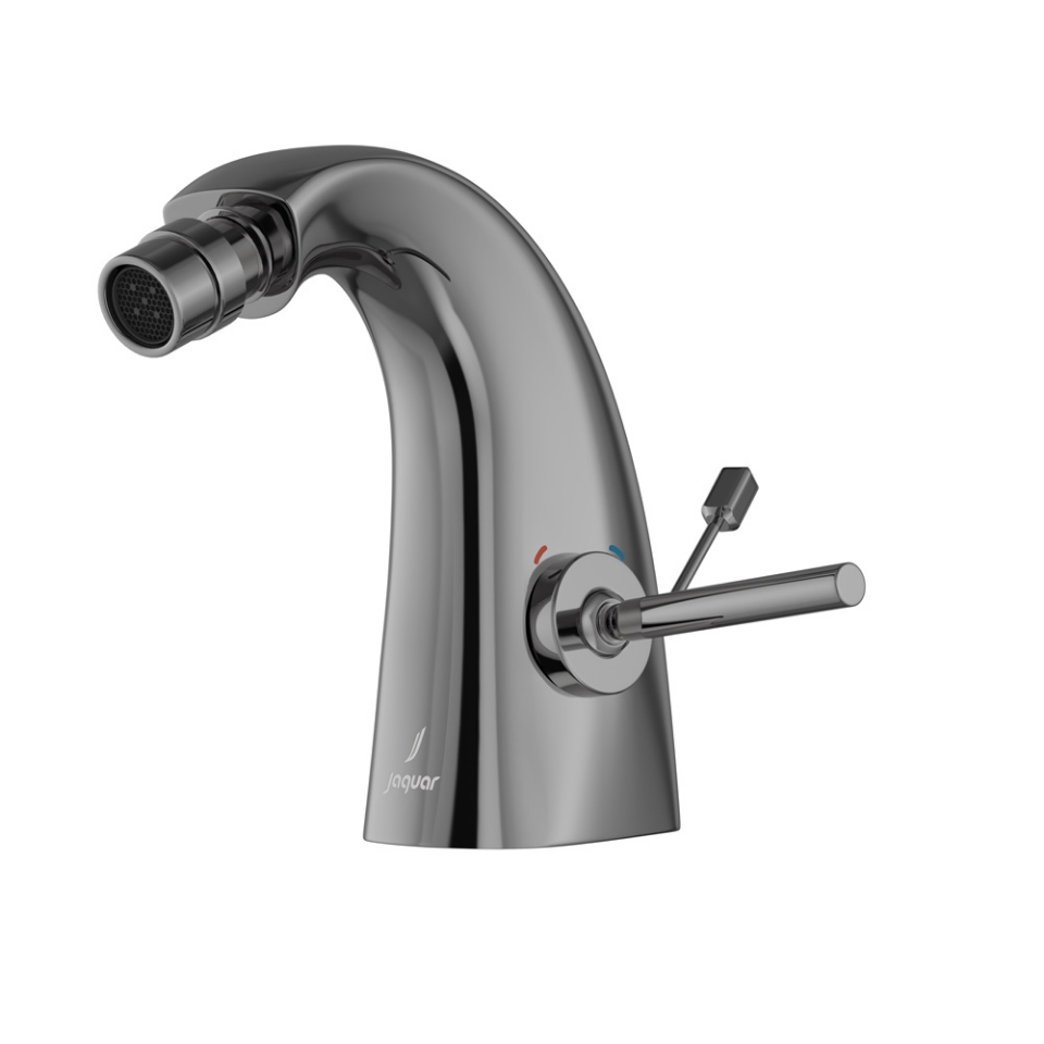 Picture of Miscelatore monoforo per bidet con scarico automatico - Cromo nero