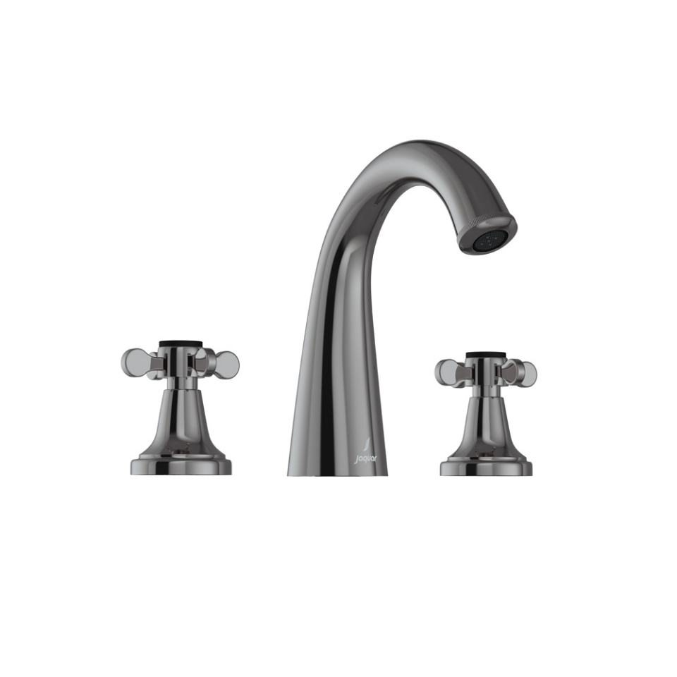 Picture of Gruppo lavabo 3 fori - Cromo nero