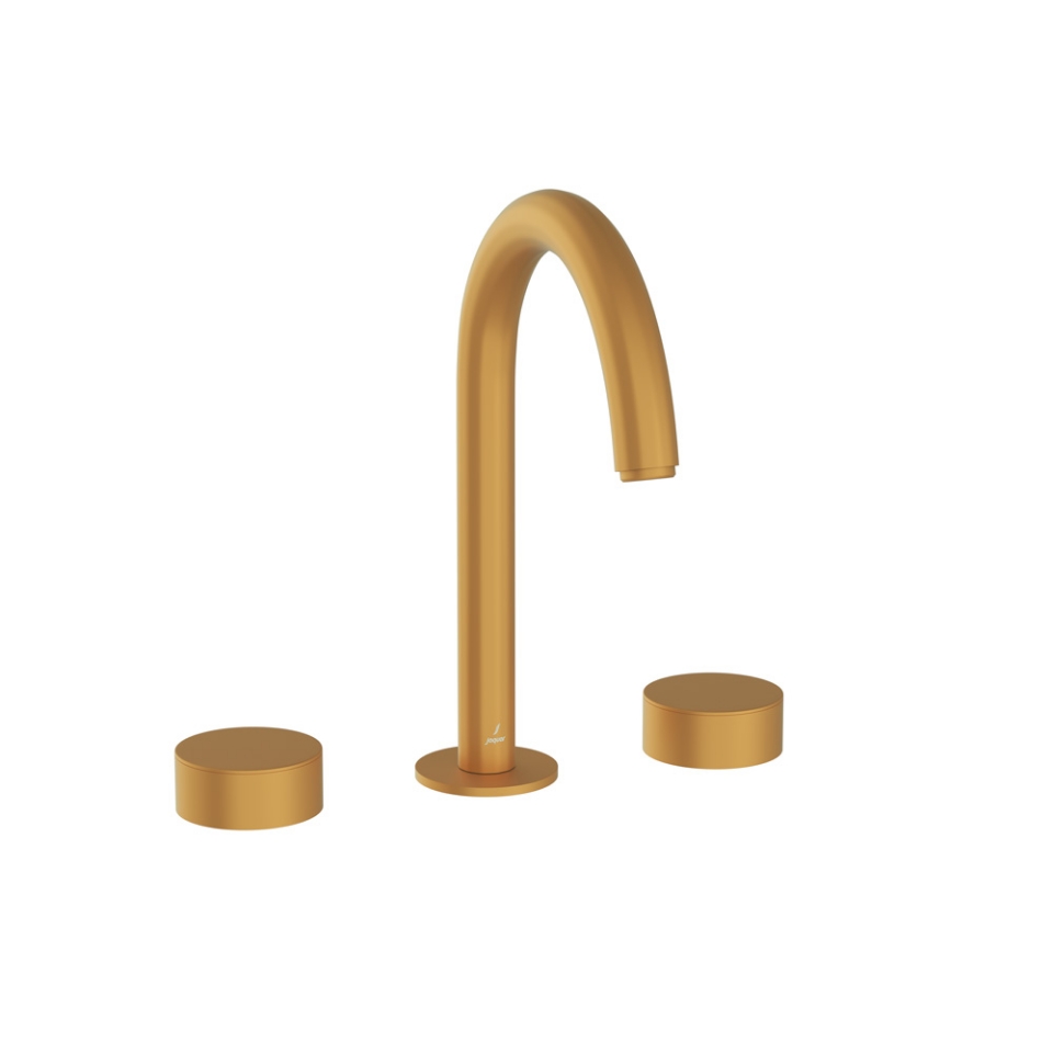 Picture of Gruppo lavabo 3 fori - Oro opaco PVD