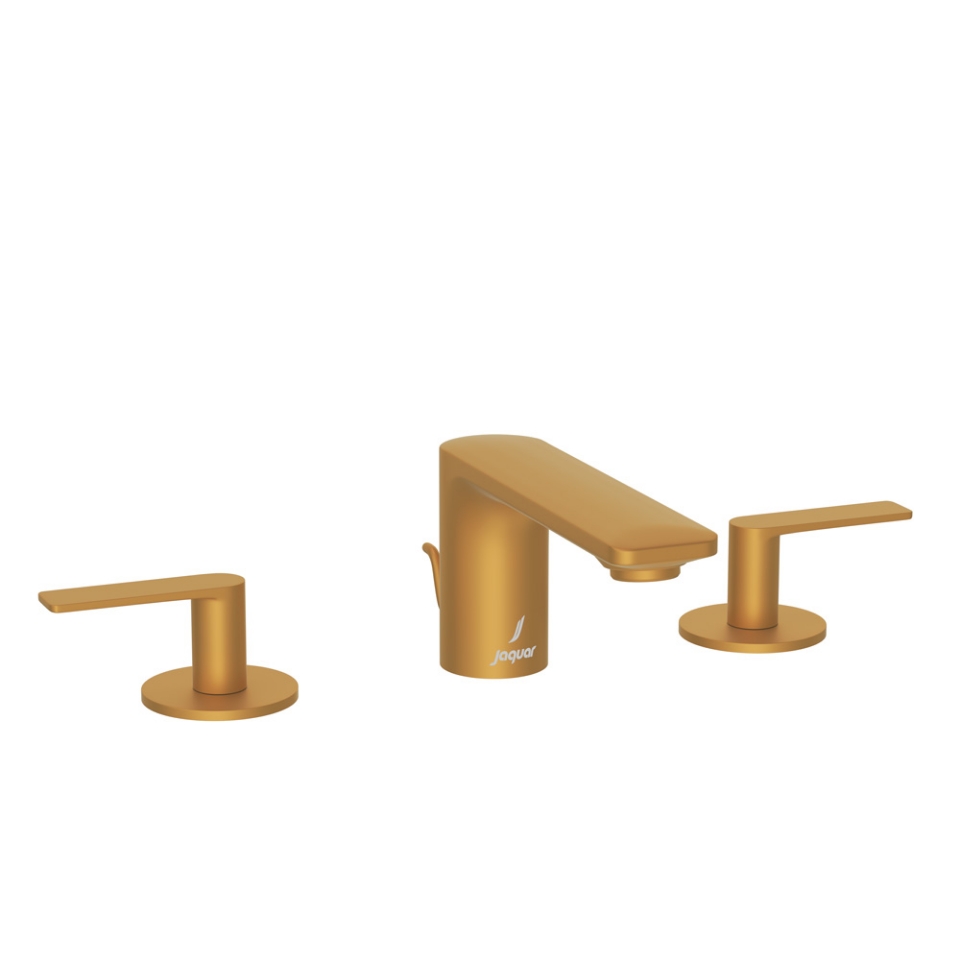 Picture of Gruppo lavabo 3 fori - Oro opaco PVD